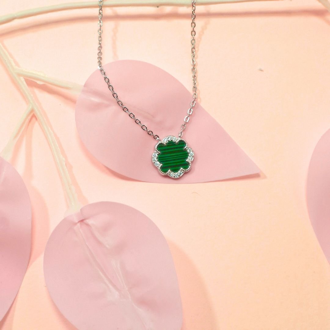 Emerald Blossom Necklace
