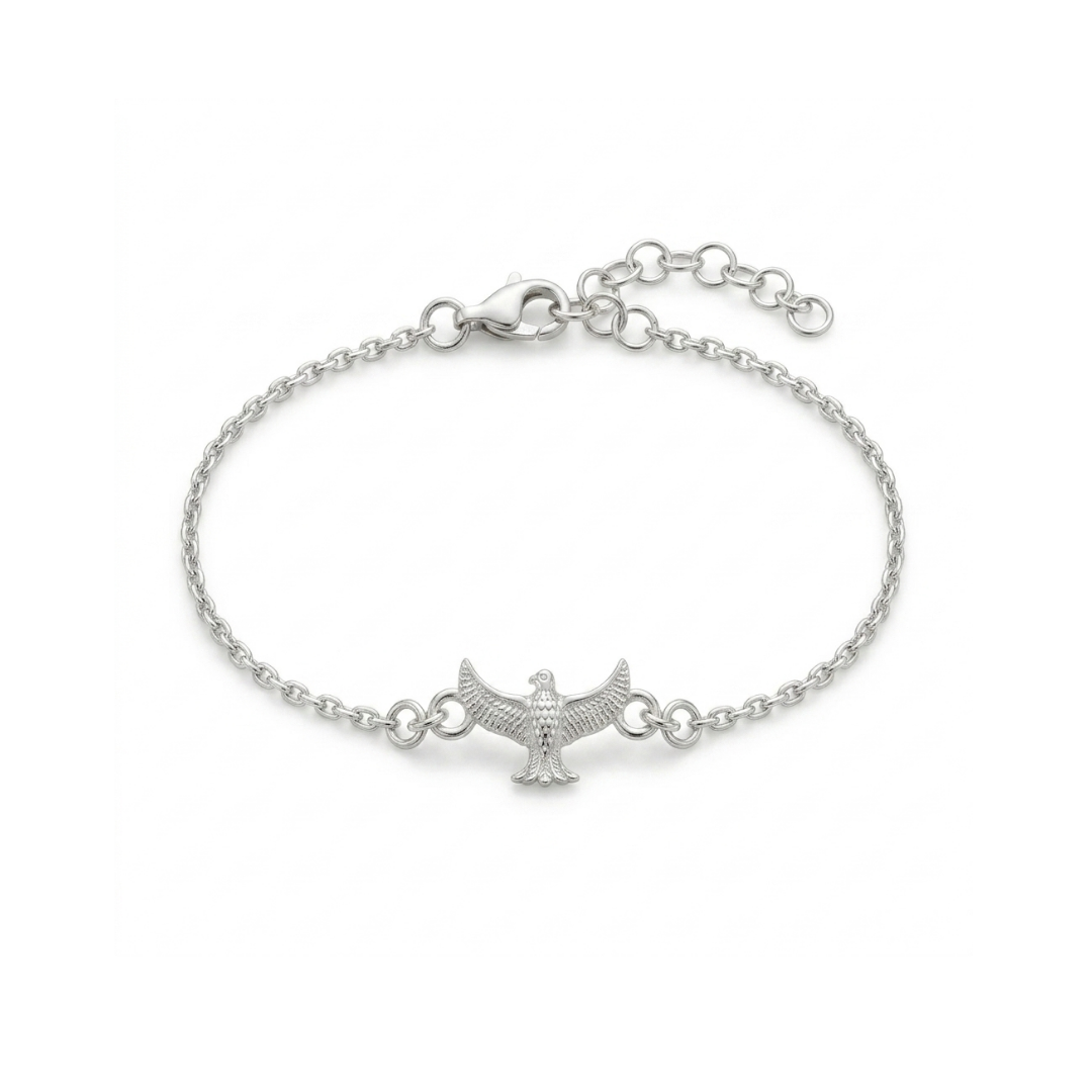 Soaring Eagle Silver Bracelet Rakhi