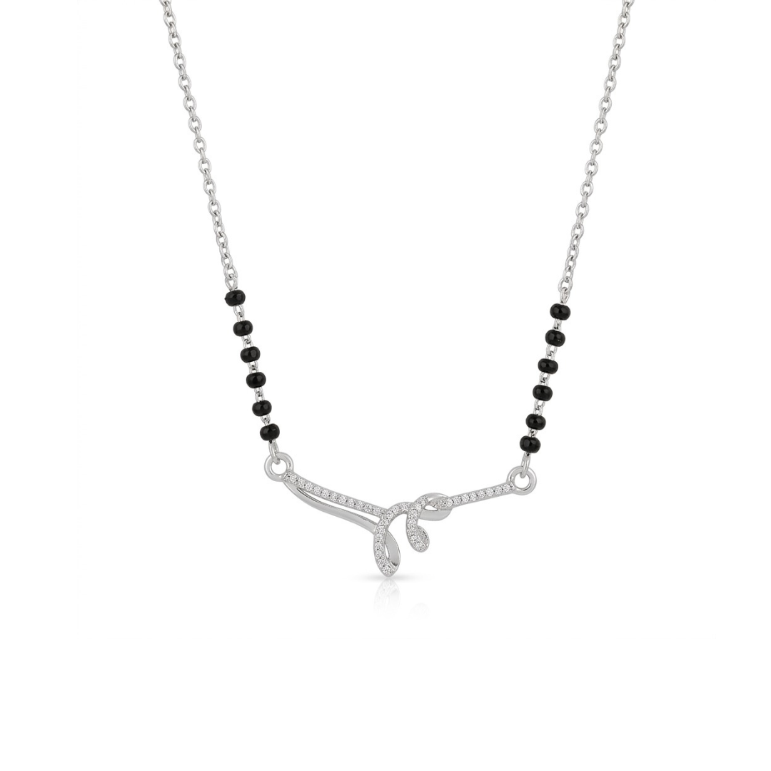 Eternal Knot Mangalsutra - 925 Sterling Silver - Lustra