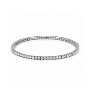 Lustra Infinity Tennis Bracelet - 925 Sterling Silver - Lustra
