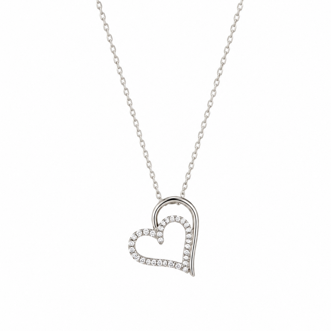 Eternal Heart Sparkle Pendant Necklace