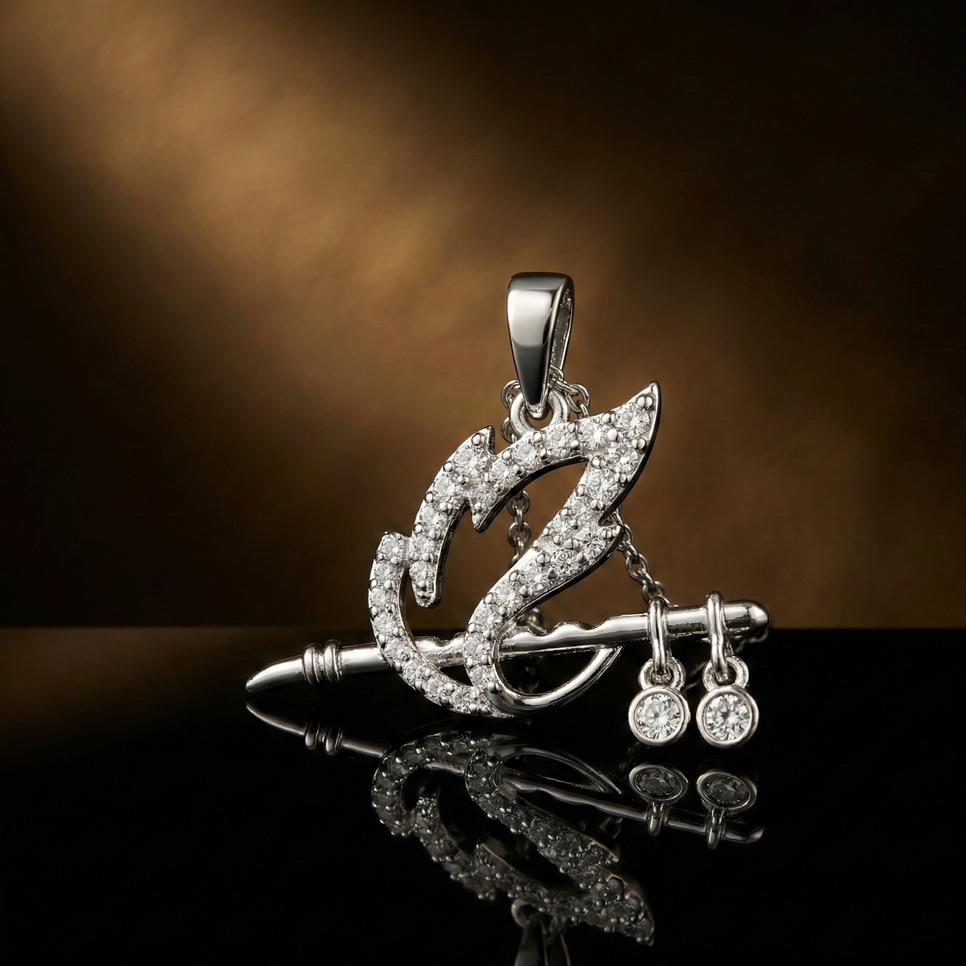 Lustra Divine Krishna bansuri pendant