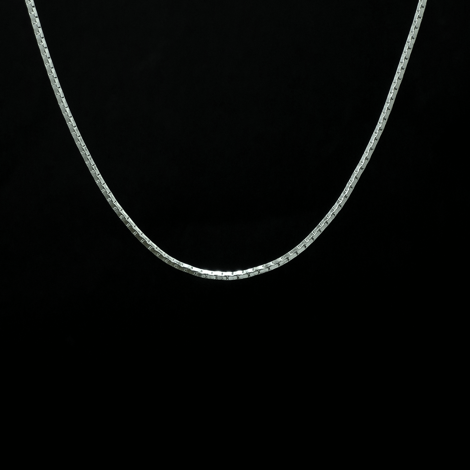 Elegant Silver Link Chain