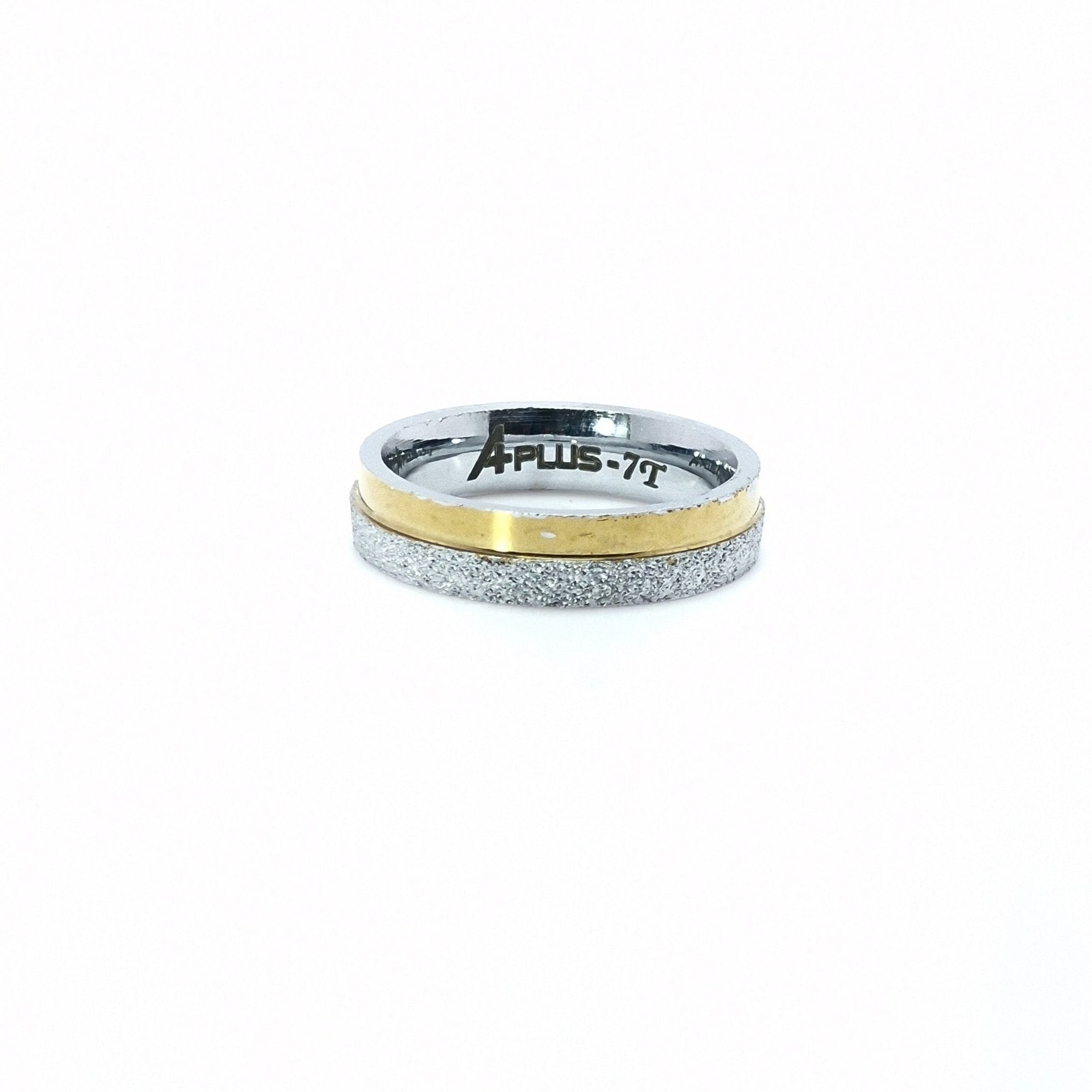 Chic Two-Tone Stackable Ring