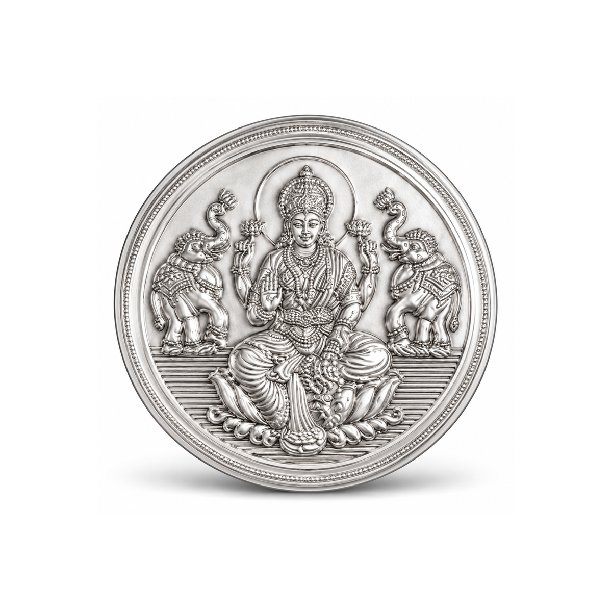 Goddess Lakshmi 925 Sterling Silver Coin 1 grams