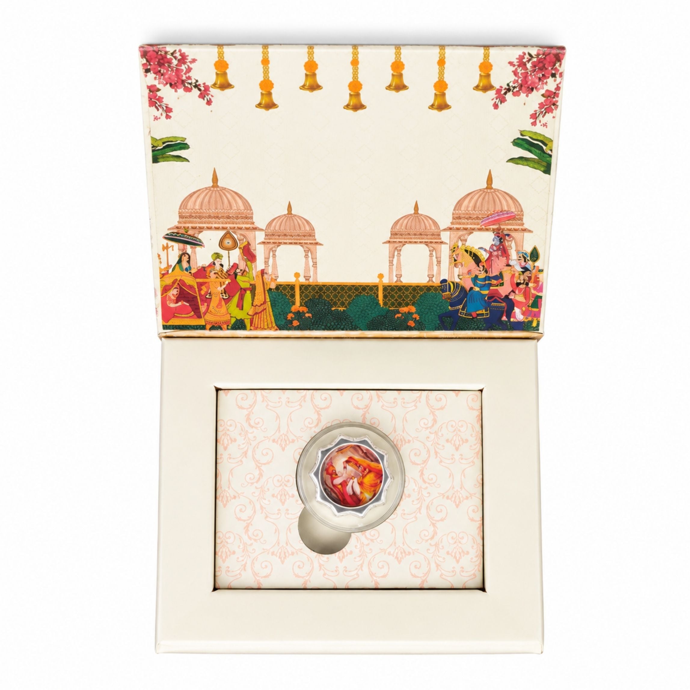Ram & Sita 1g Fine Silver Wedding Gift Box