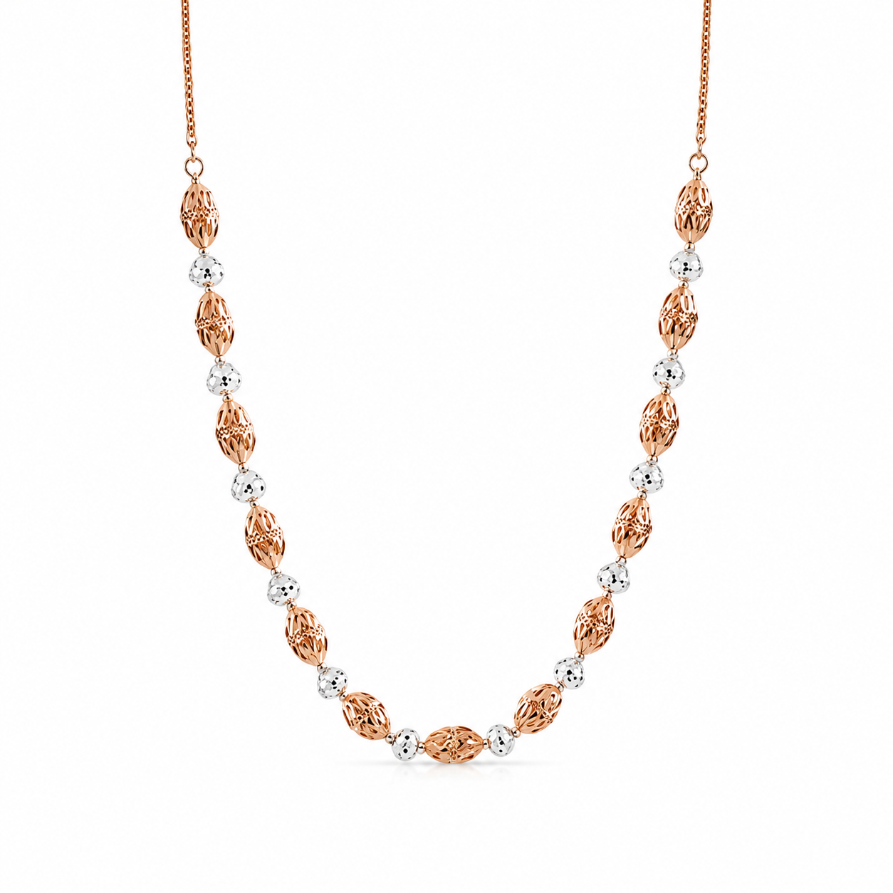 Lustra Celestial Filigree Bead Necklace