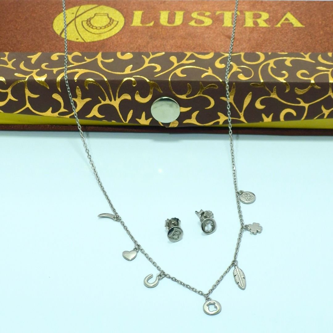 Lucky Charms Necklace and Earrings Set