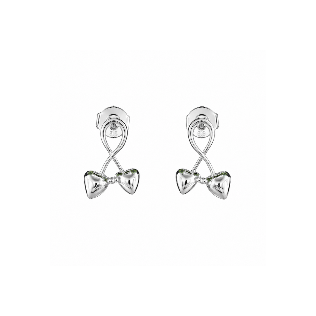 Infinity Bow Stud Earrings