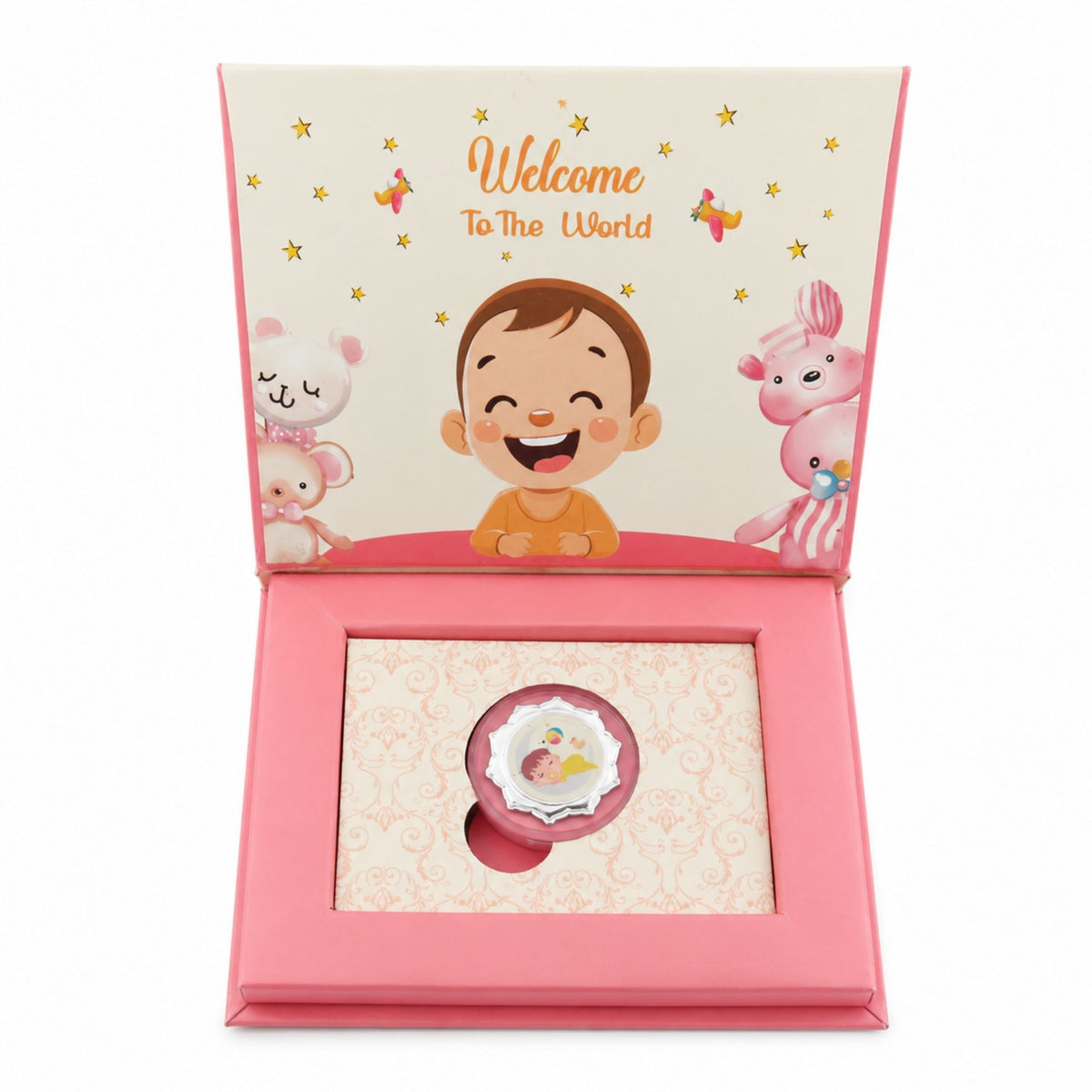 Welcome Baby 1g Fine Silver 999.9 Coin Gift Box
