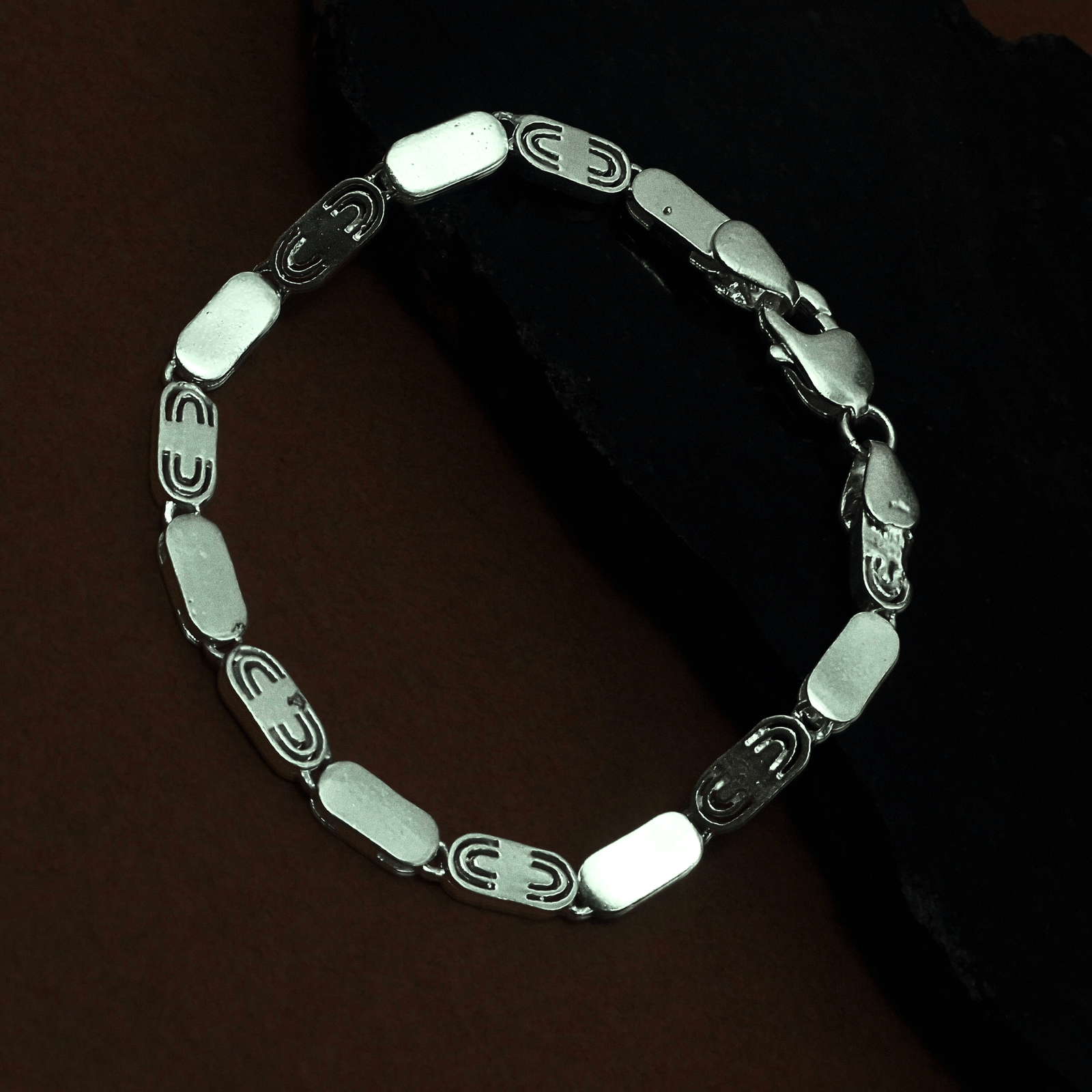 Sleek Link Silver Bracelet
