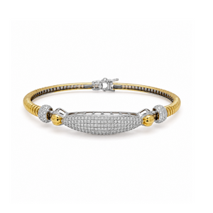 Lustra Imperial Dual-Tone Tennis Bracelet - 925 Sterling Silver - Lustra