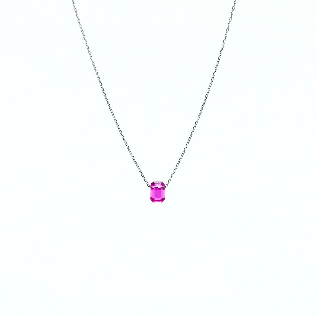 Radiant Gemstone Pendant Necklace