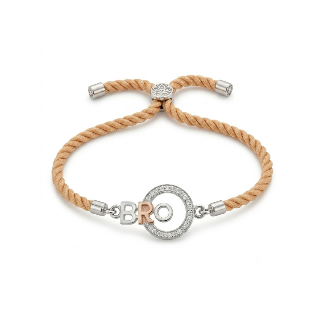 BRO Bond Silver Rakhi Bracelet