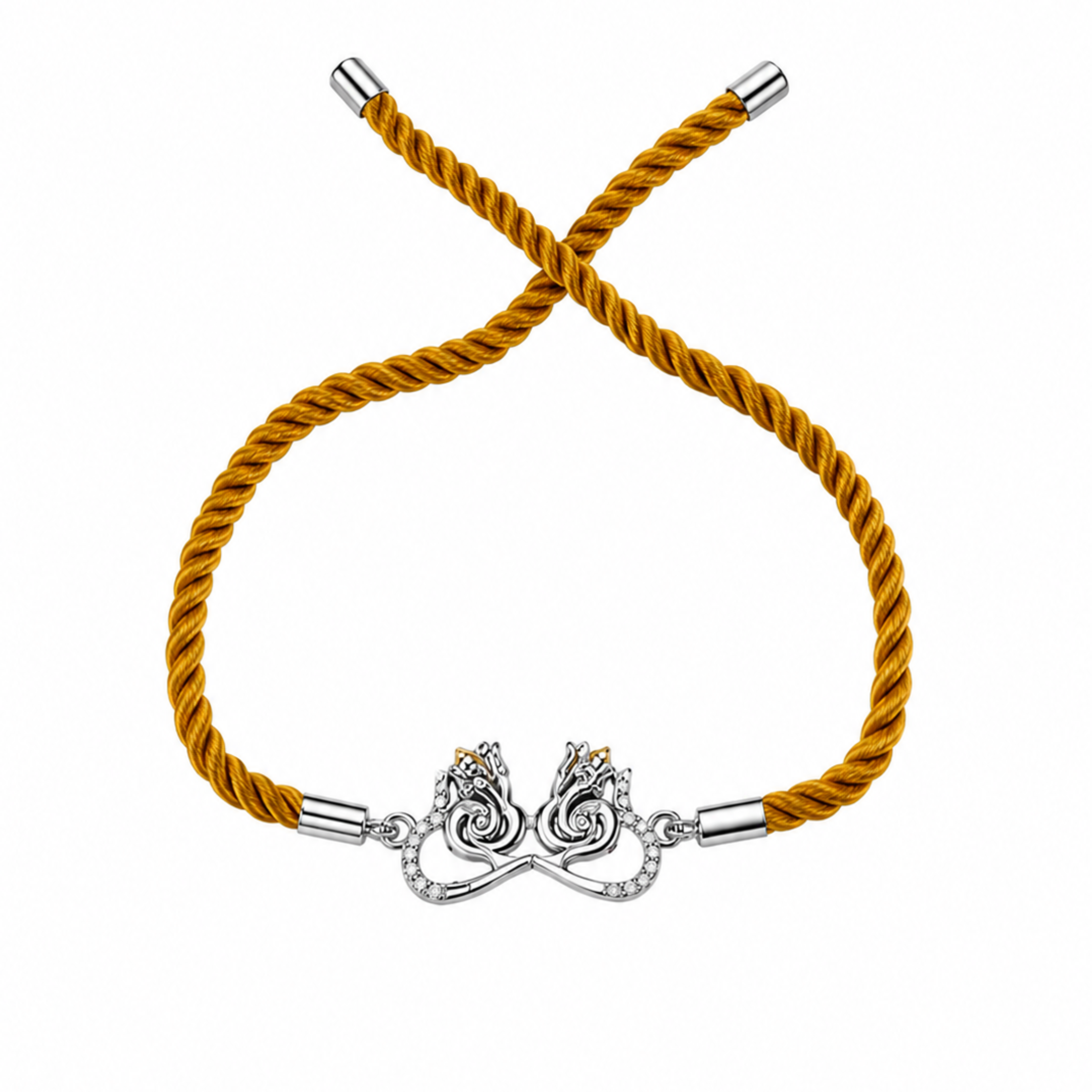 Royal Swan Infinity Silver Rakhi