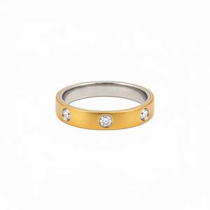 Lustra Orion Gold plated Men's Ring - 925 Sterling Silver - Lustra