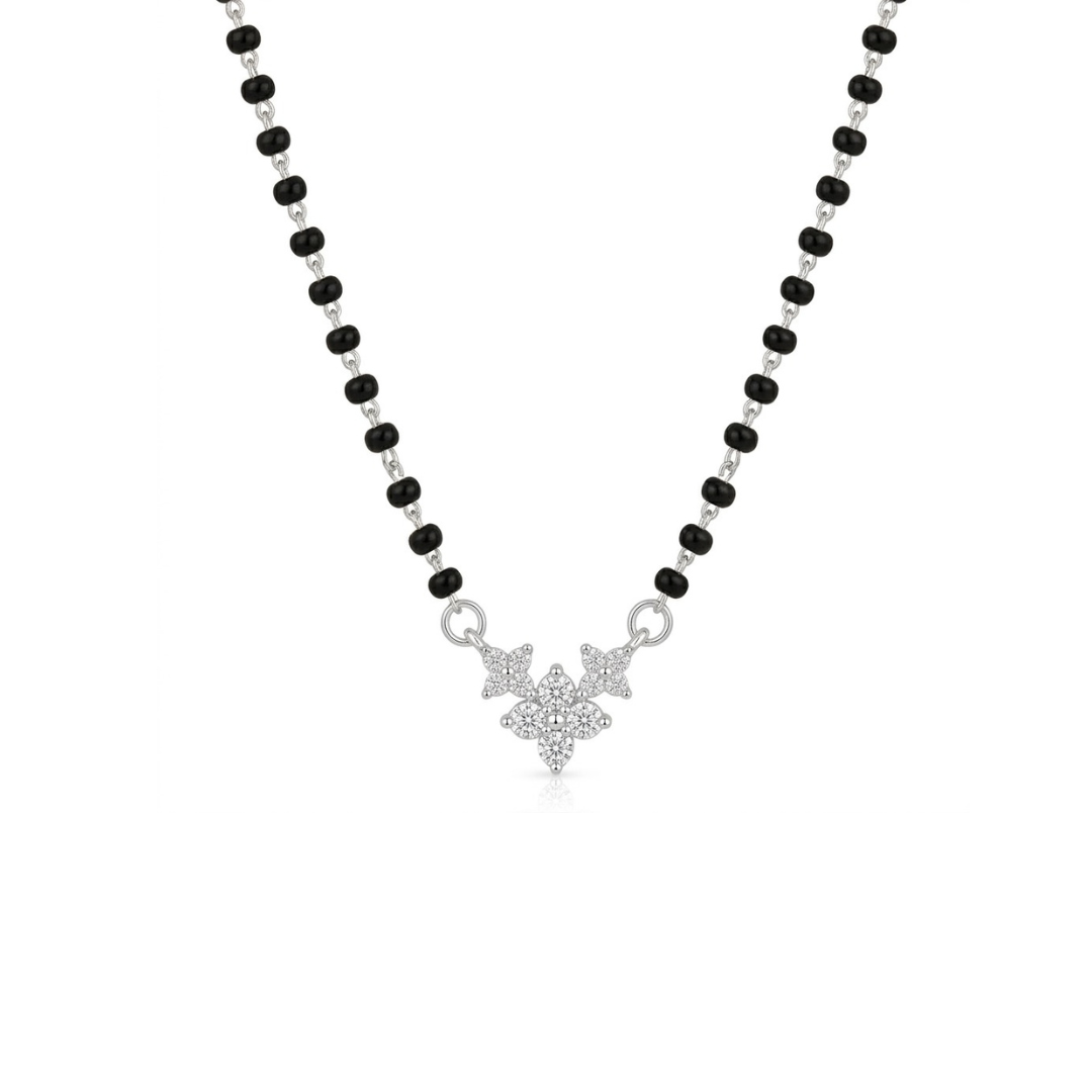 Flutter Bloom Mangalsutra - 925 Sterling Silver - Lustra