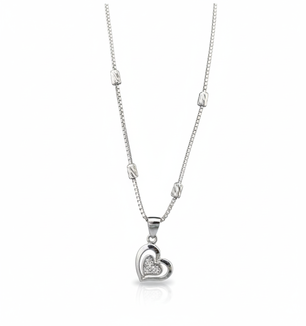 Double Heart Pendant