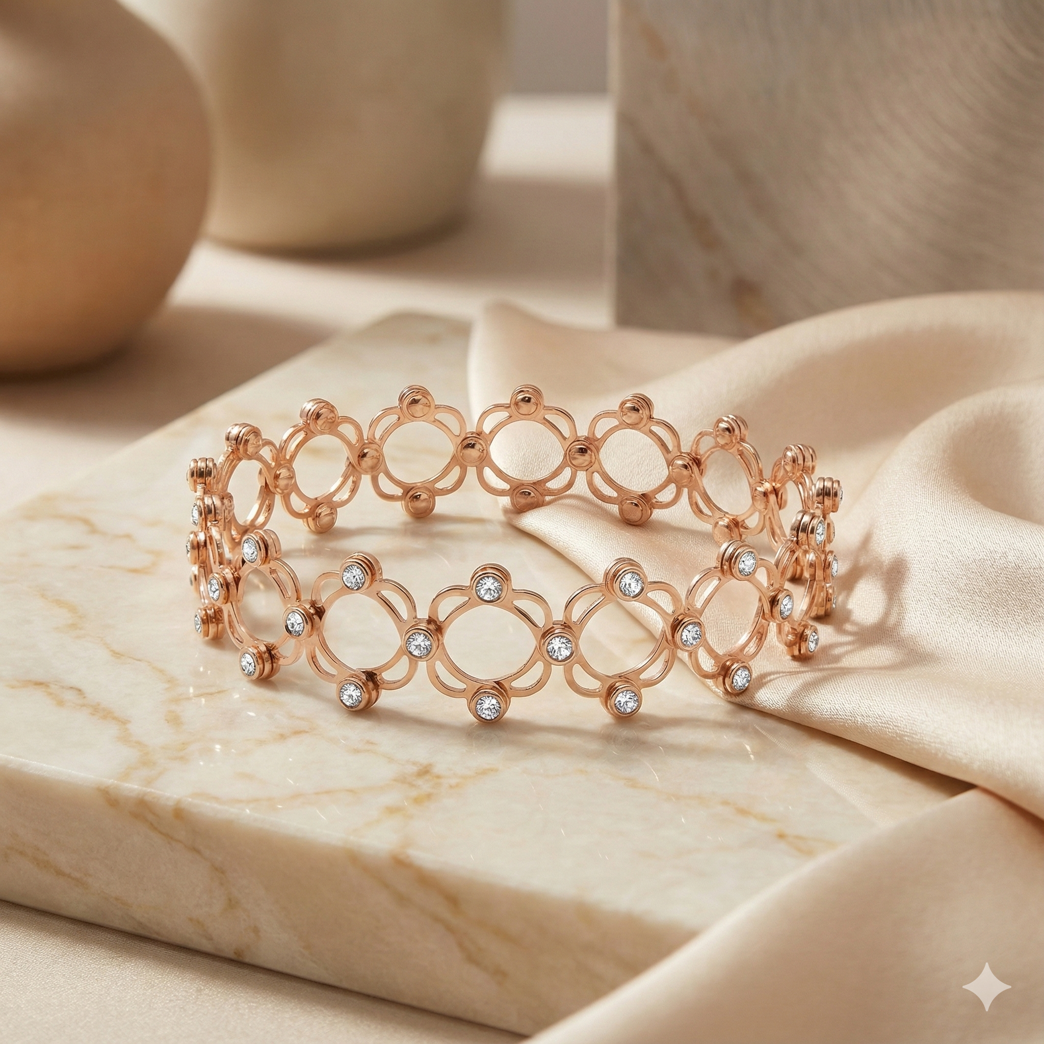 Enchanted Interlace Ring and bracelet