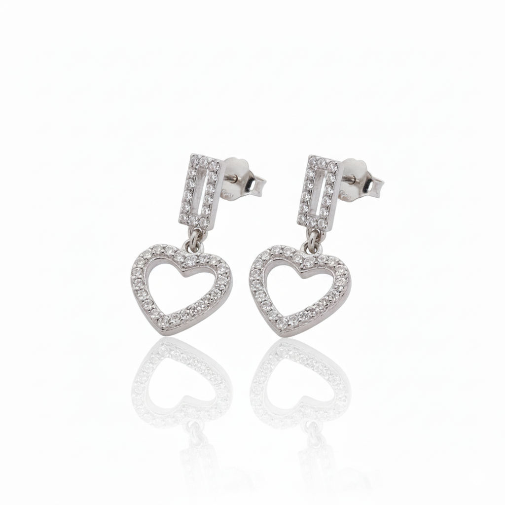 Artisanal Love Dangle Earrings