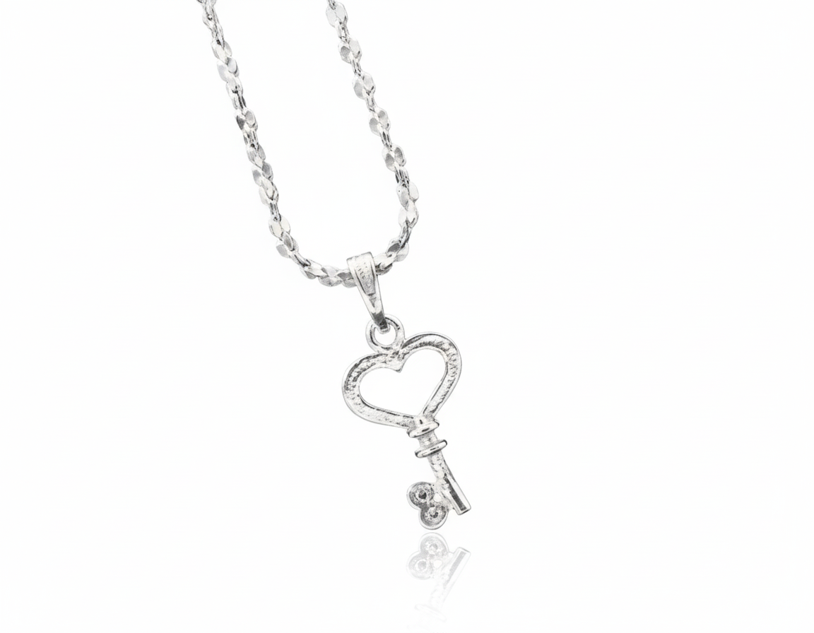 Heart Key Pendant