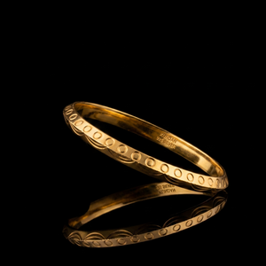Auric Crest Men's Kada - 925 Sterling Silver - Lustra