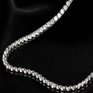 Lustra Eternal Spark Tennis Necklace - 925 Sterling Silver - Lustra