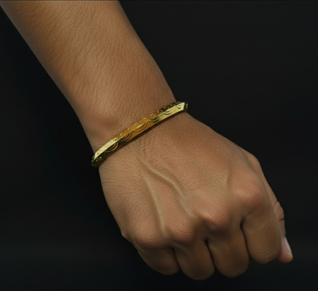 Auric Crest Men's Kada