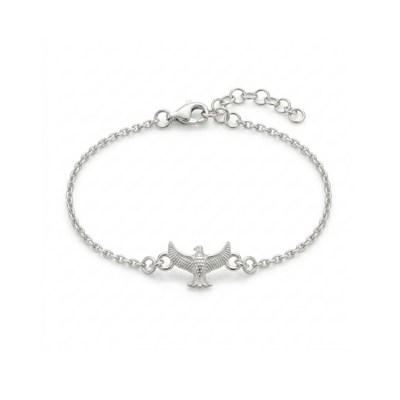 Soaring Eagle Silver Bracelet Rakhi