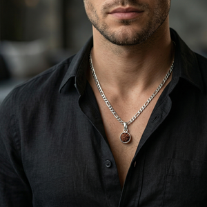 Aarvya Rudra Sphere Pendant - 925 Sterling Silver - Lustra