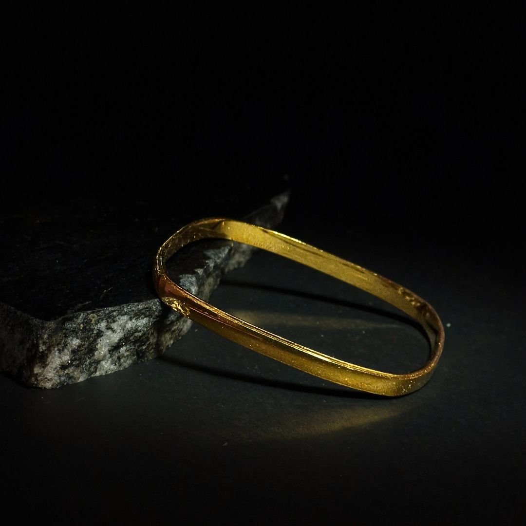 Golden Ellipse Men's Kada