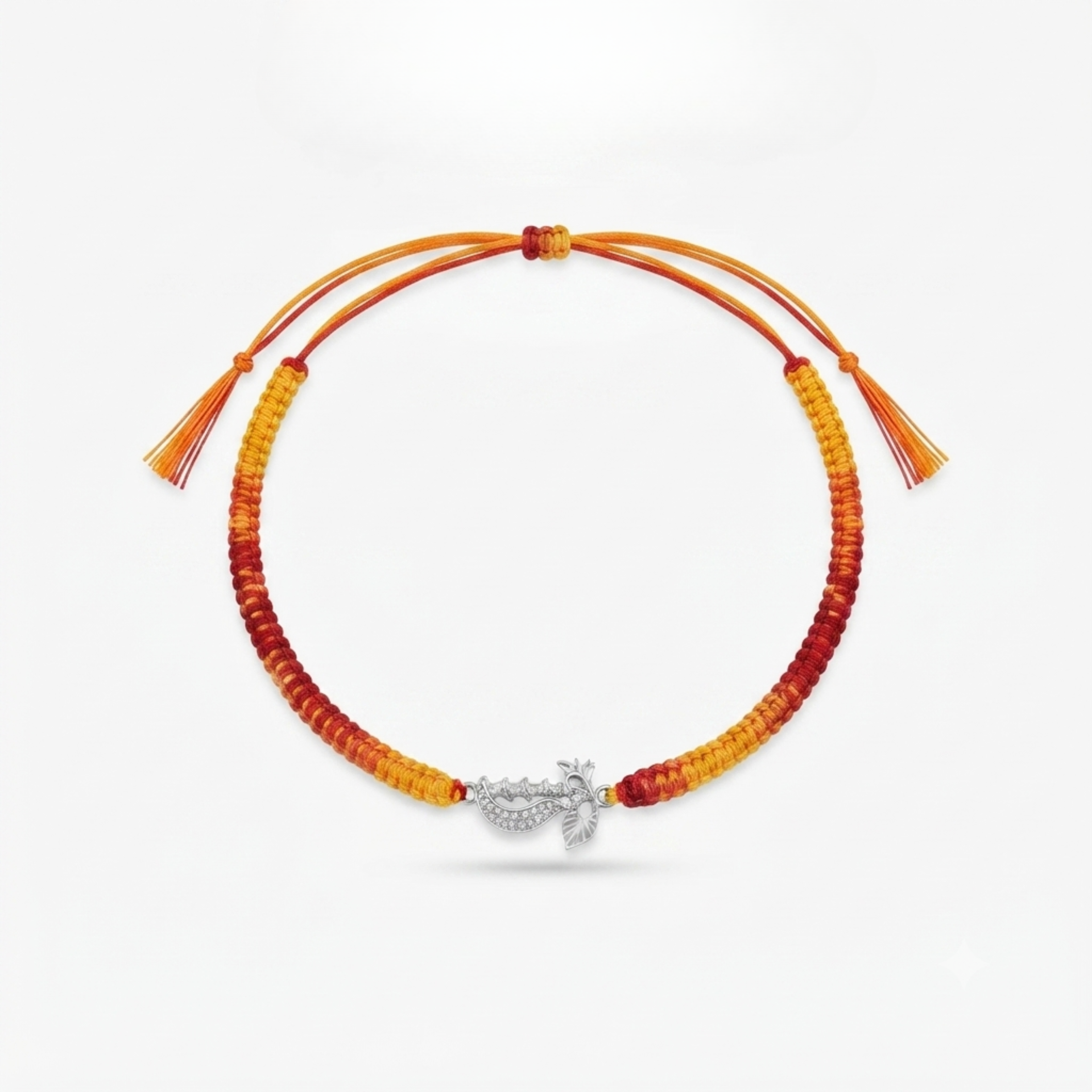 Mayura Feather 925 Sterling Silver Rakhi