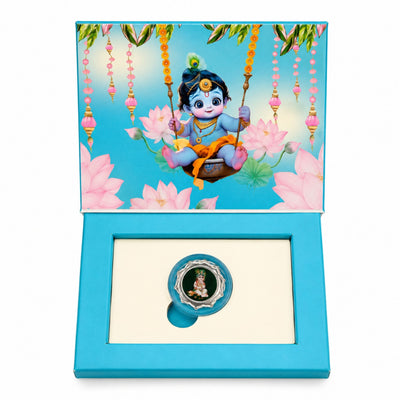 Bal Gopal 1g Fine Silver Gift Box