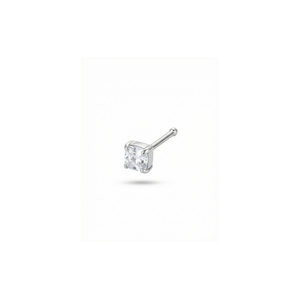 Crystal Glow Kids Silver Nose Pin / Ear Stud - 925 Sterling Silver - Lustra