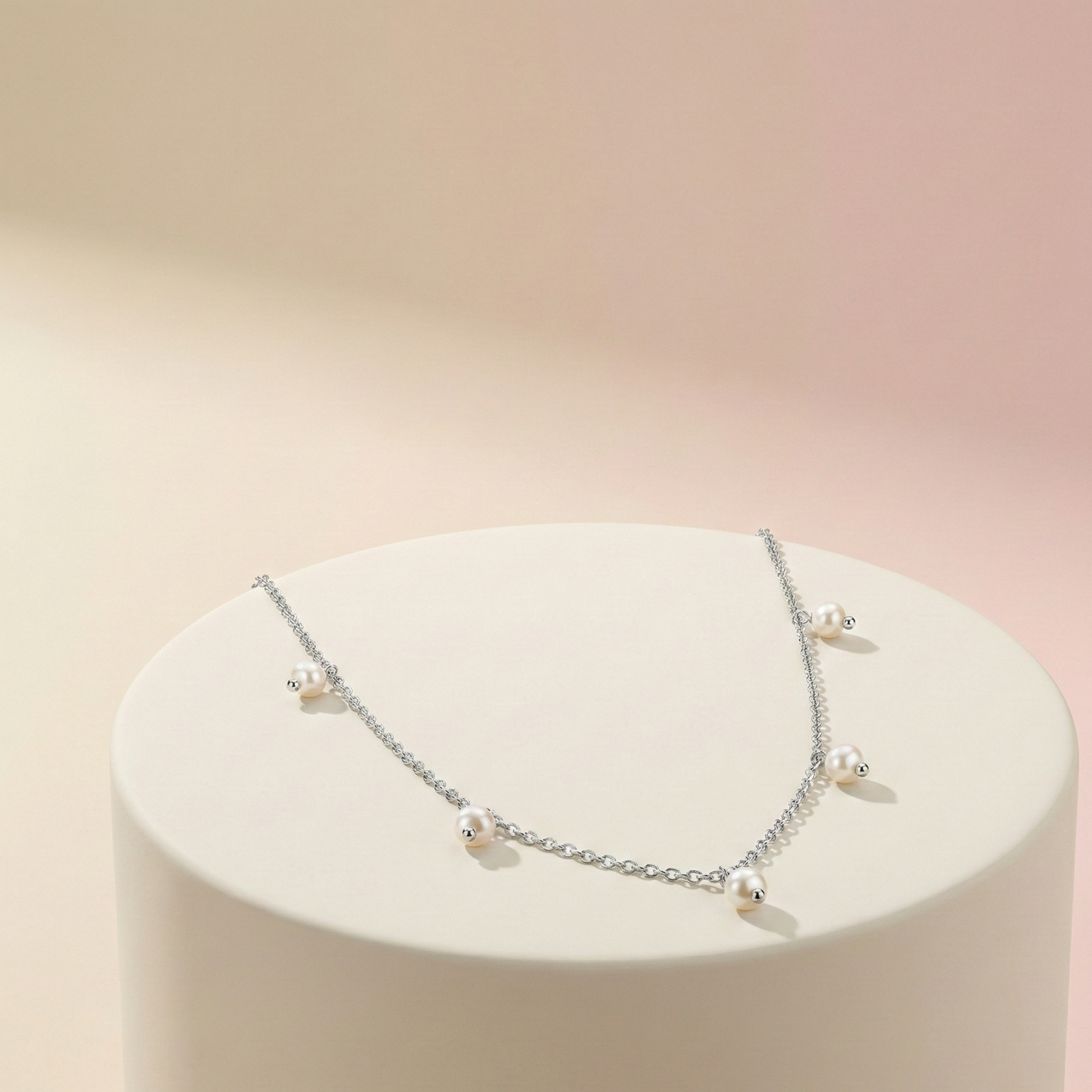 Whisper Pearl Sterling Necklace