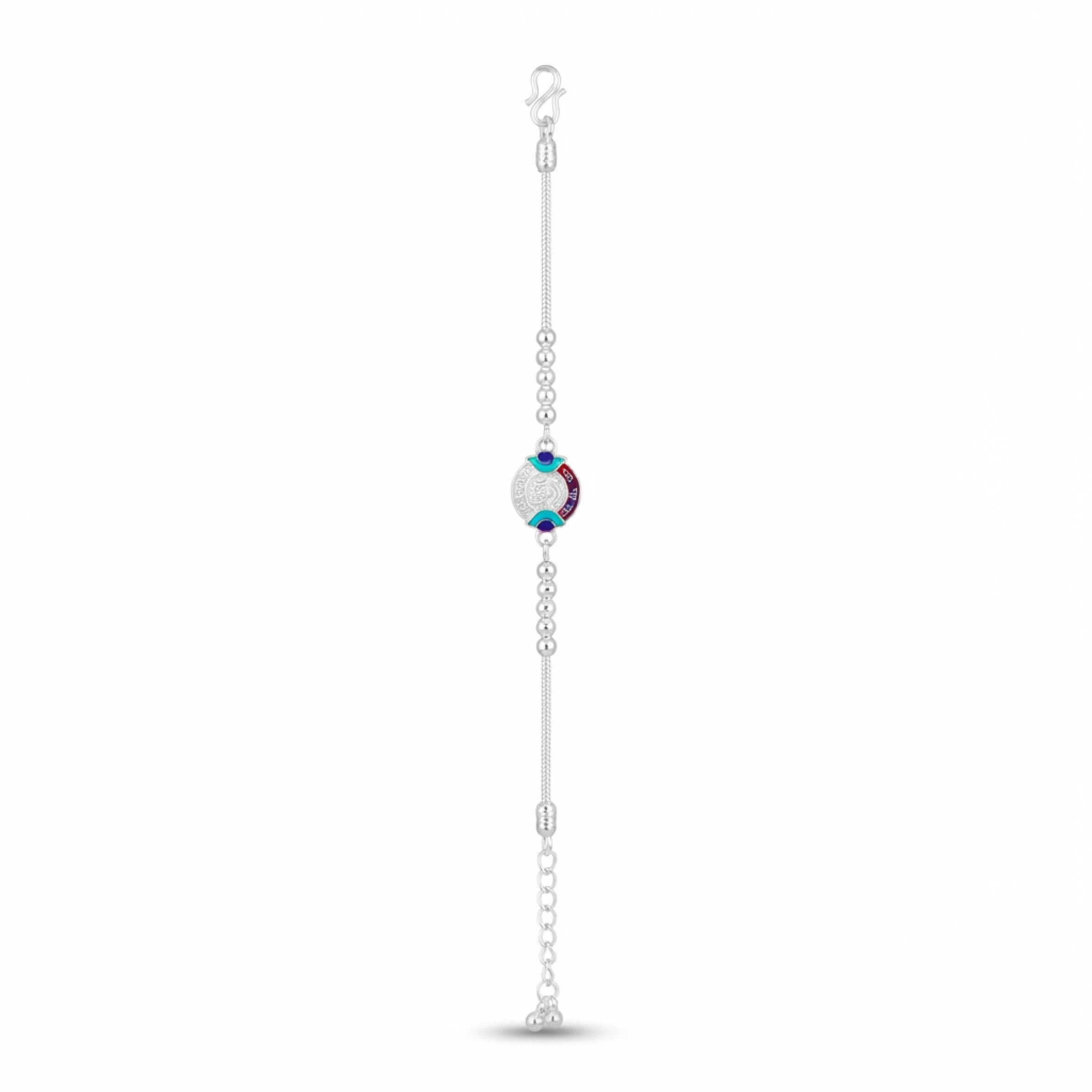 Shree Coin 925 Sterling Silver Bracelet