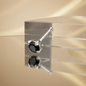 Midnight Spark Kids Silver Nose Pin/earrings - 925 Sterling Silver - Lustra