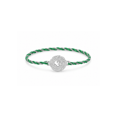 Sacred Om Mandala Silver Rakhi