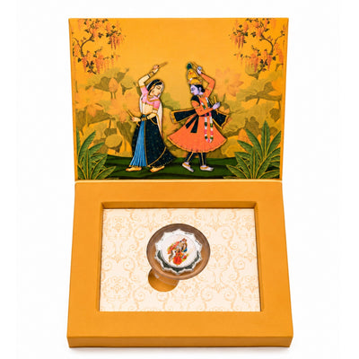 Radha Krishna 1g Fine Silver Gift Box