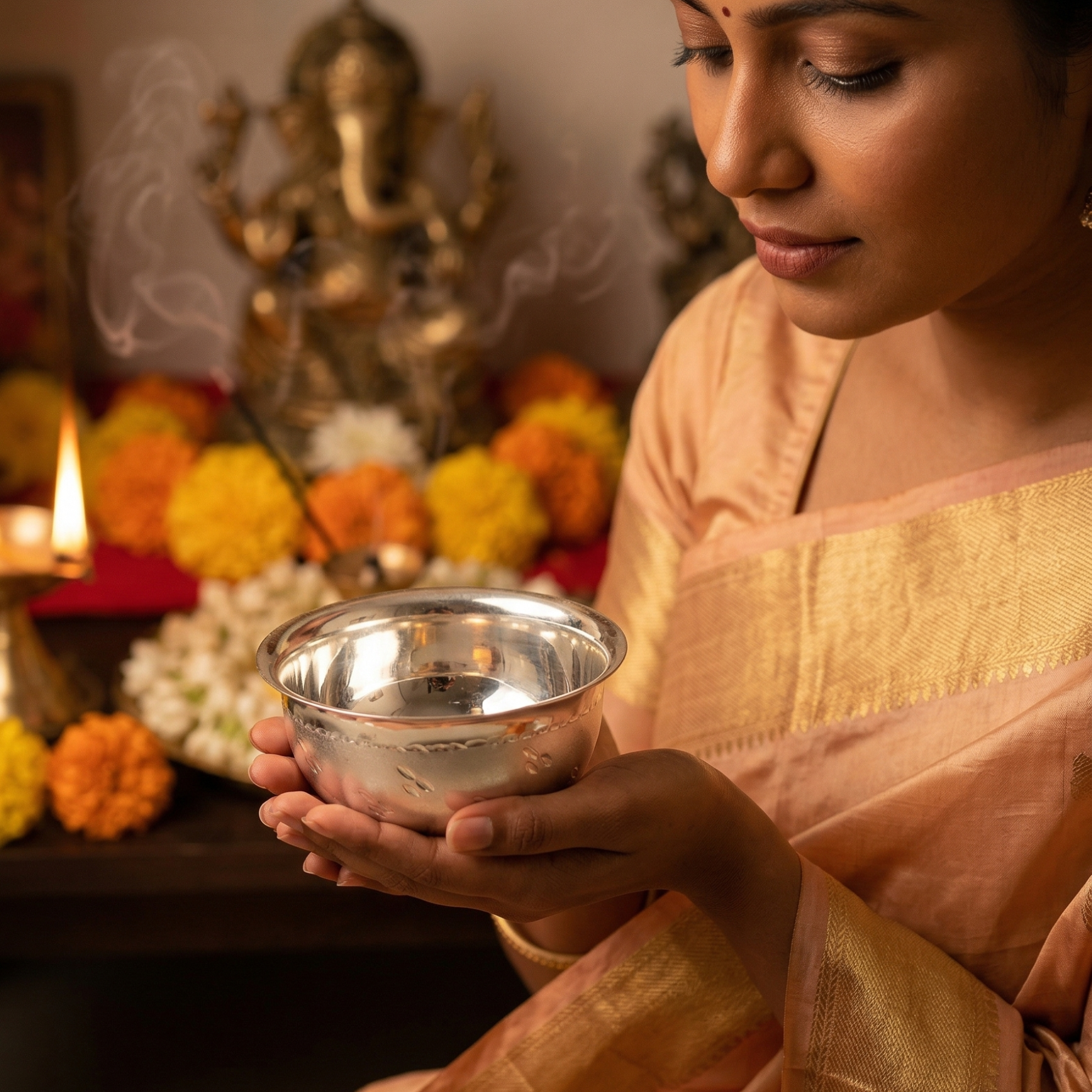 Lustra 925 Silver Pooja Katori (20g) - 925 Sterling Silver - Lustra