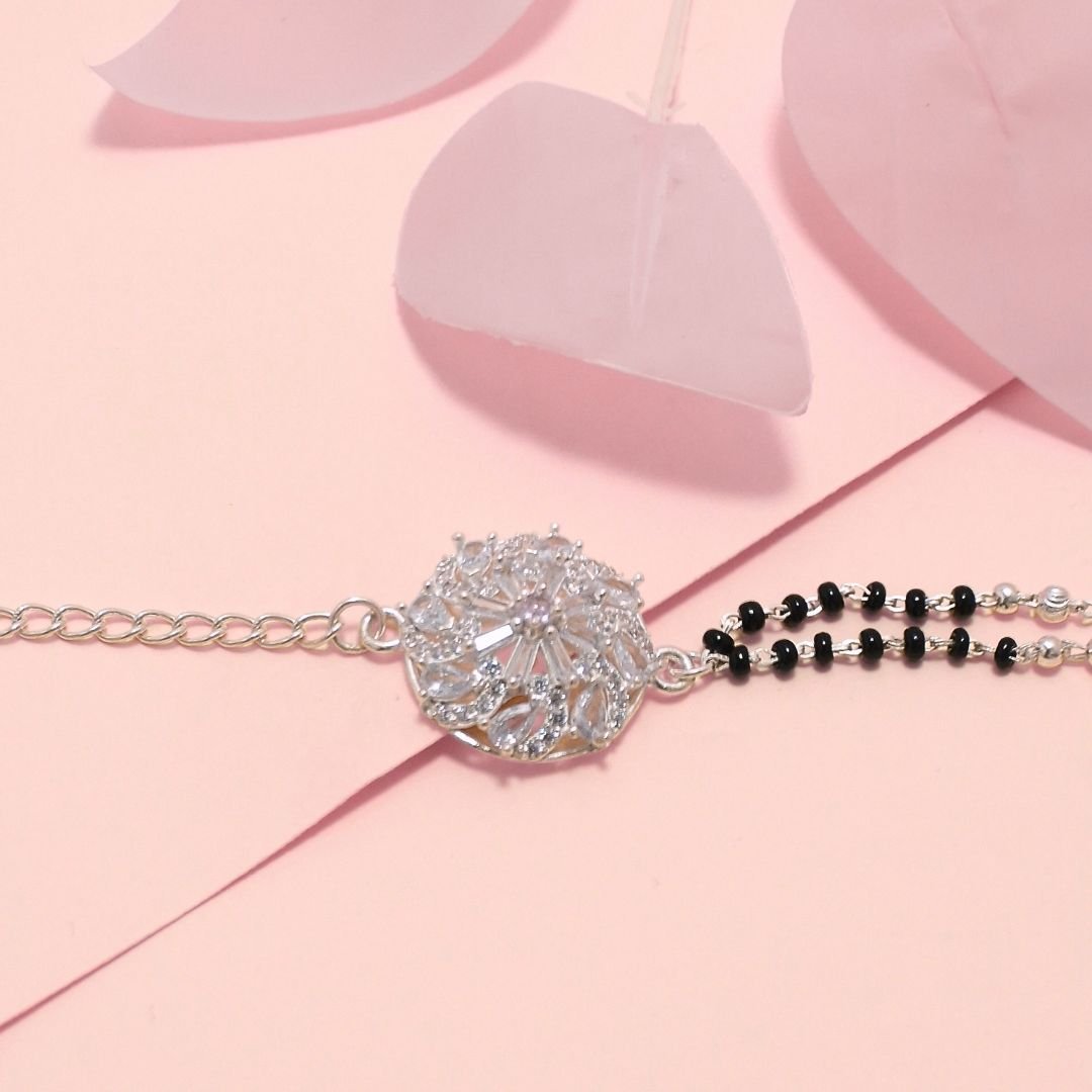 Elegant Umbrella Silver Bracelet