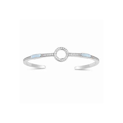 Lustra Celeste Mother of Pearl Cuff Bracelet
