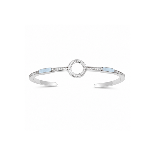 Lustra Celeste Mother of Pearl Cuff Bracelet