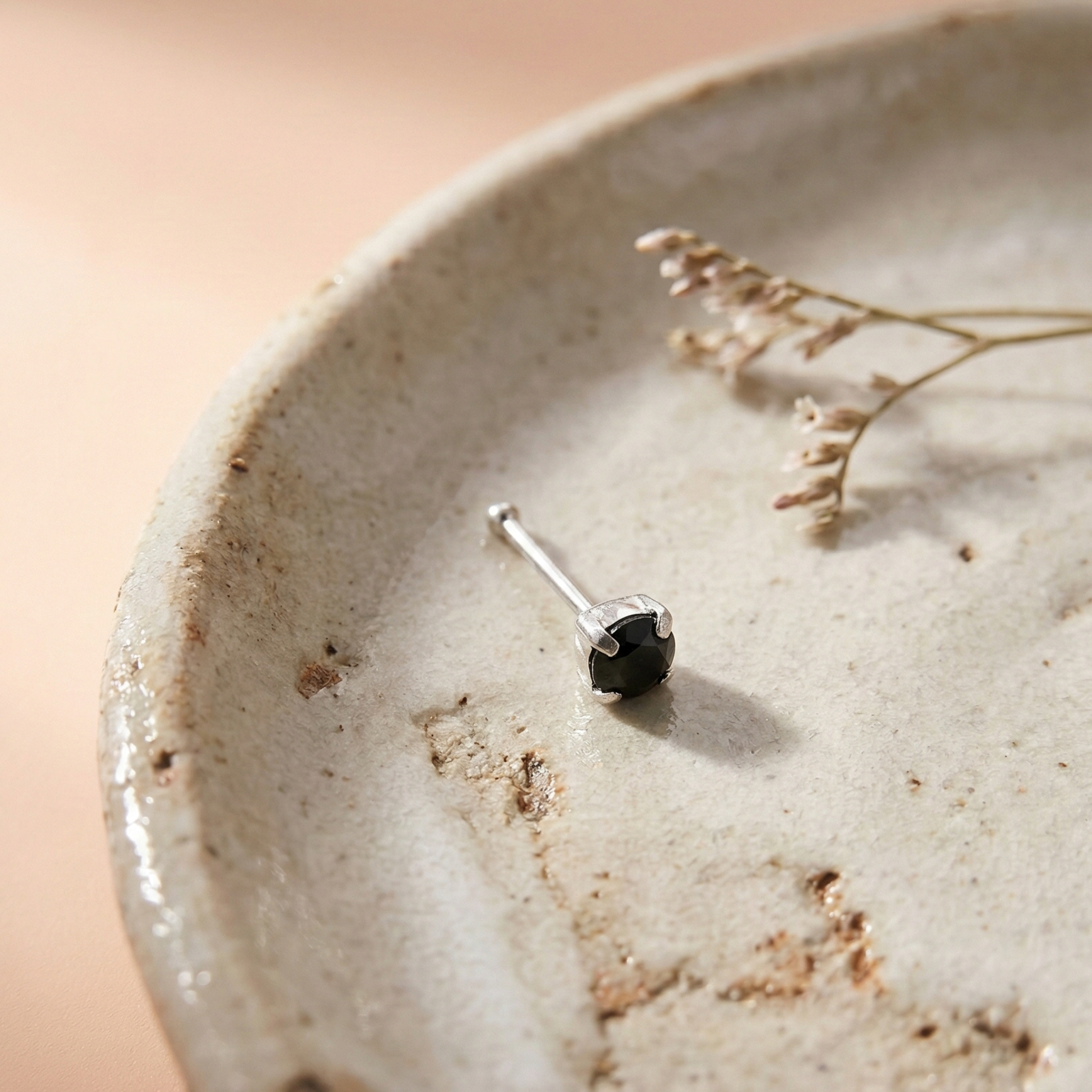 Midnight Spark Kids Silver Nose Pin/earrings - 925 Sterling Silver - Lustra