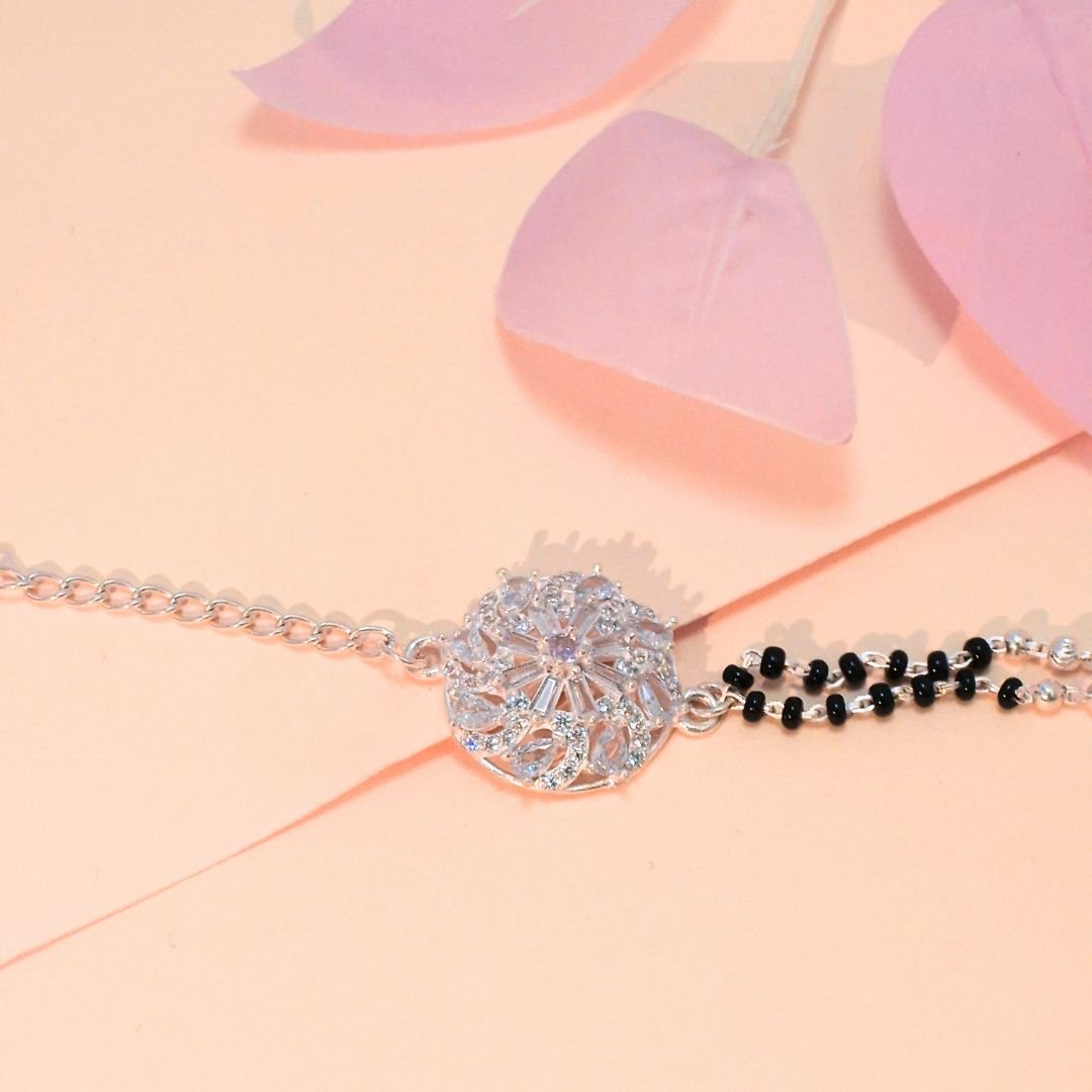 Elegant Umbrella Silver Bracelet