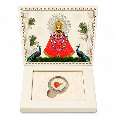 Khatu Shyam Ji 1g Fine Silver 999.9 Coin Gift Box