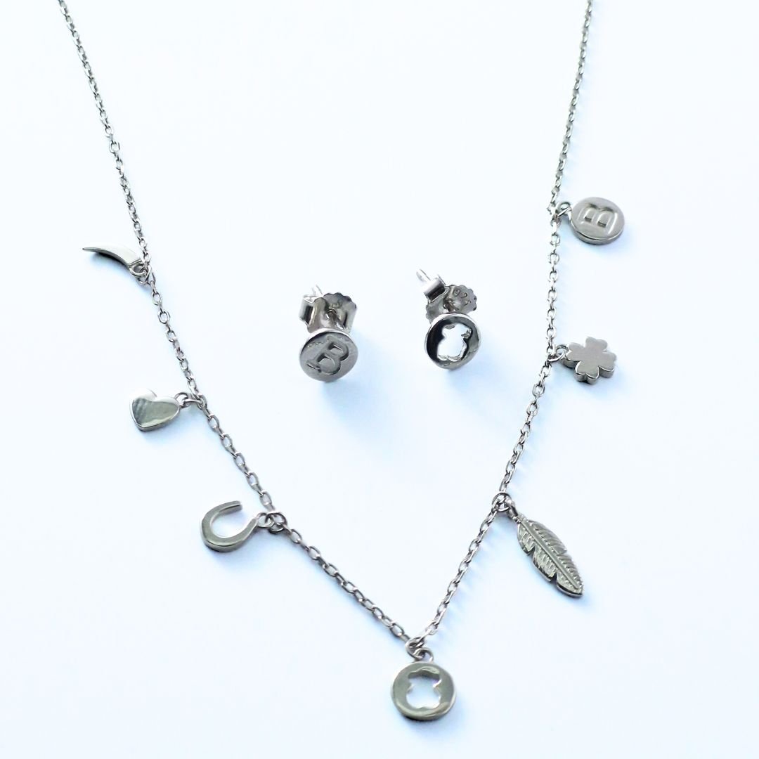 Lucky Charms Necklace and Earrings Set