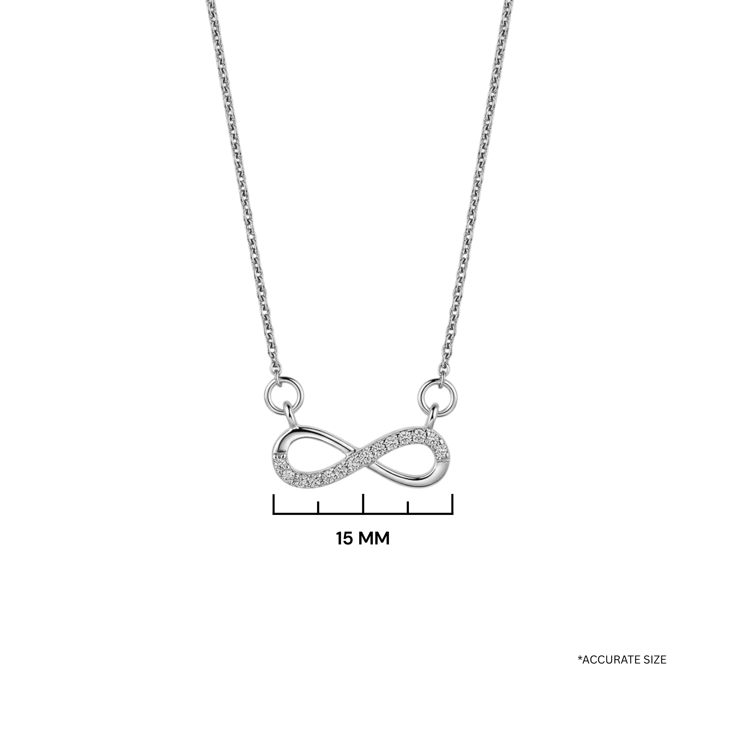 Infinity Spark Pendant Necklace