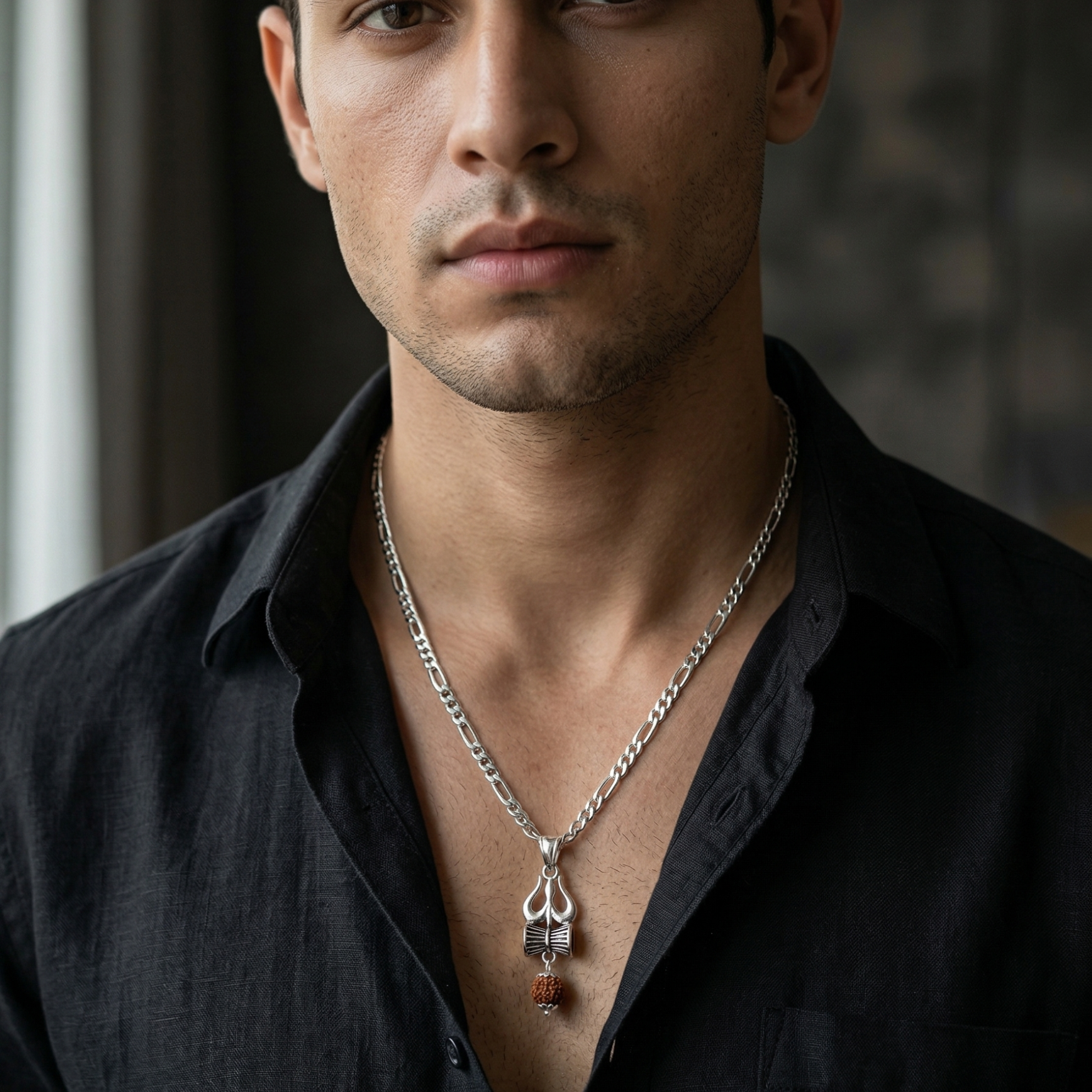 Rudra Veil Pendant - 925 Sterling Silver - Lustra