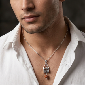 Rudra Veil Pendant - 925 Sterling Silver - Lustra